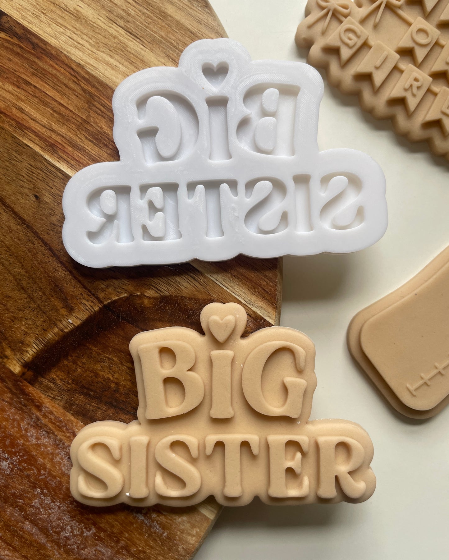 Big Sister With Heart | Embosser / Debosser and Cutter Set