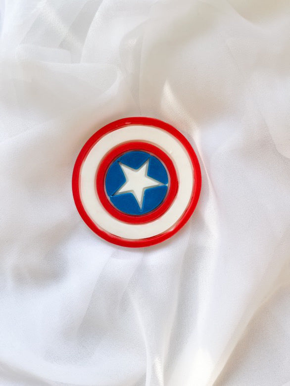 Captain America Shield. Acrylic Debosser And Cutter Set