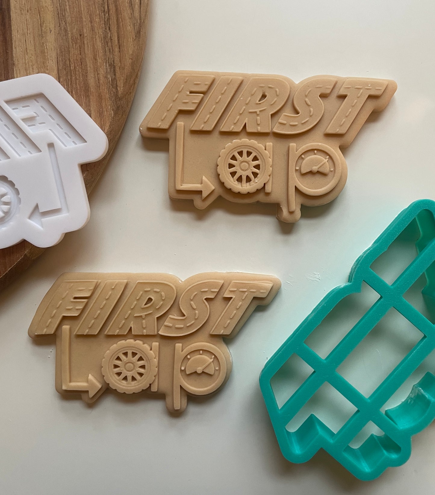 First Lap Around The Track | Debosser / Embosser And Cutter Set.