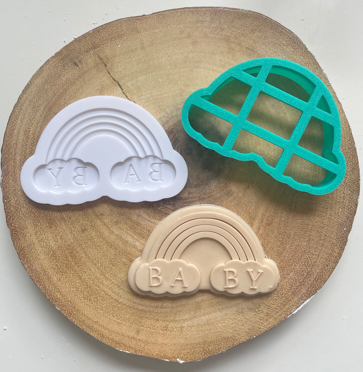 Rainbow Baby | Debosser / Embosser And Cutter Set.