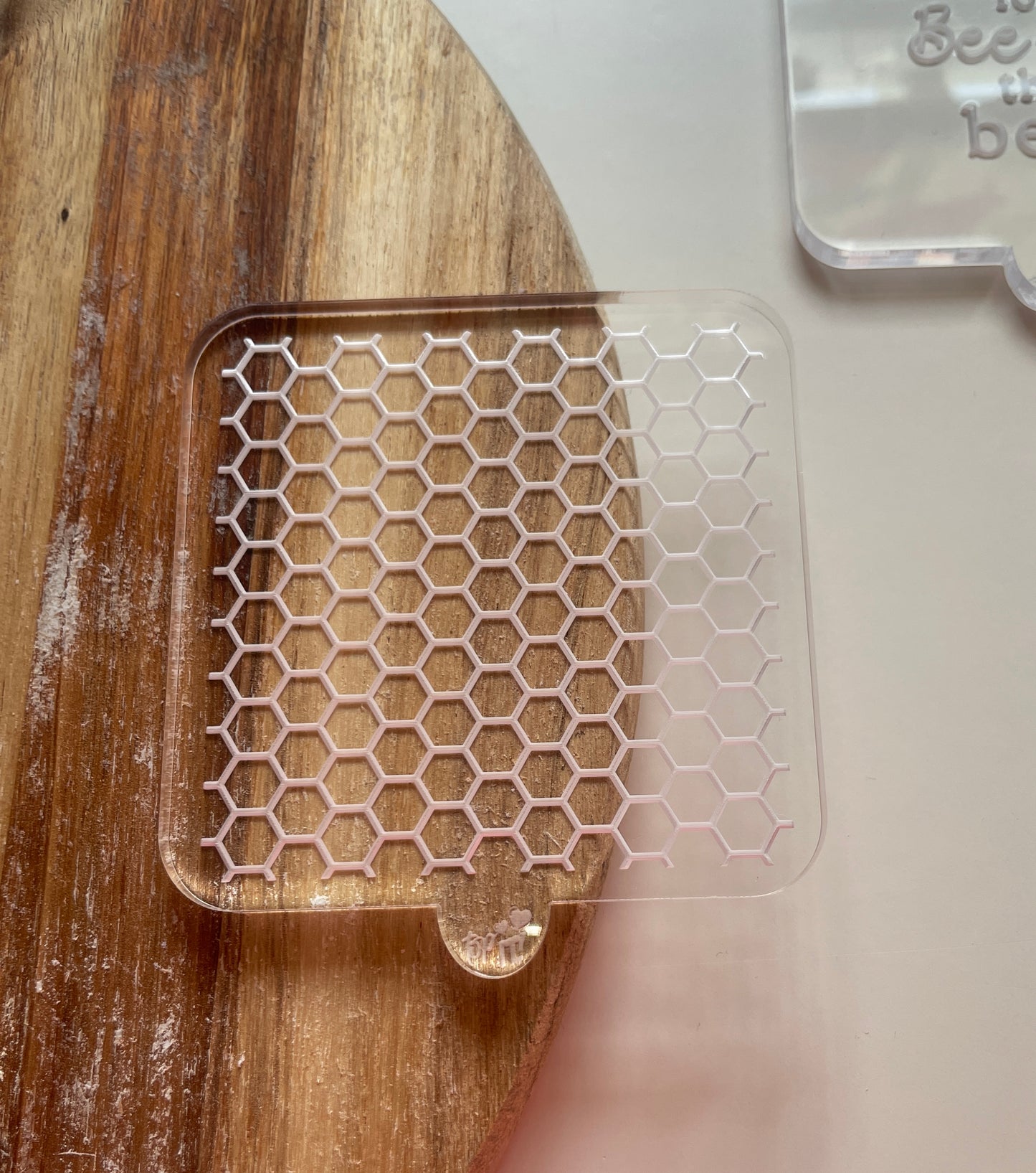 Bee Heart Trail | Acrylic Embosser / Debosser.