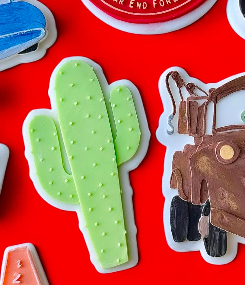 Cactus debosser Embosser and cutter for fondant and biscuits