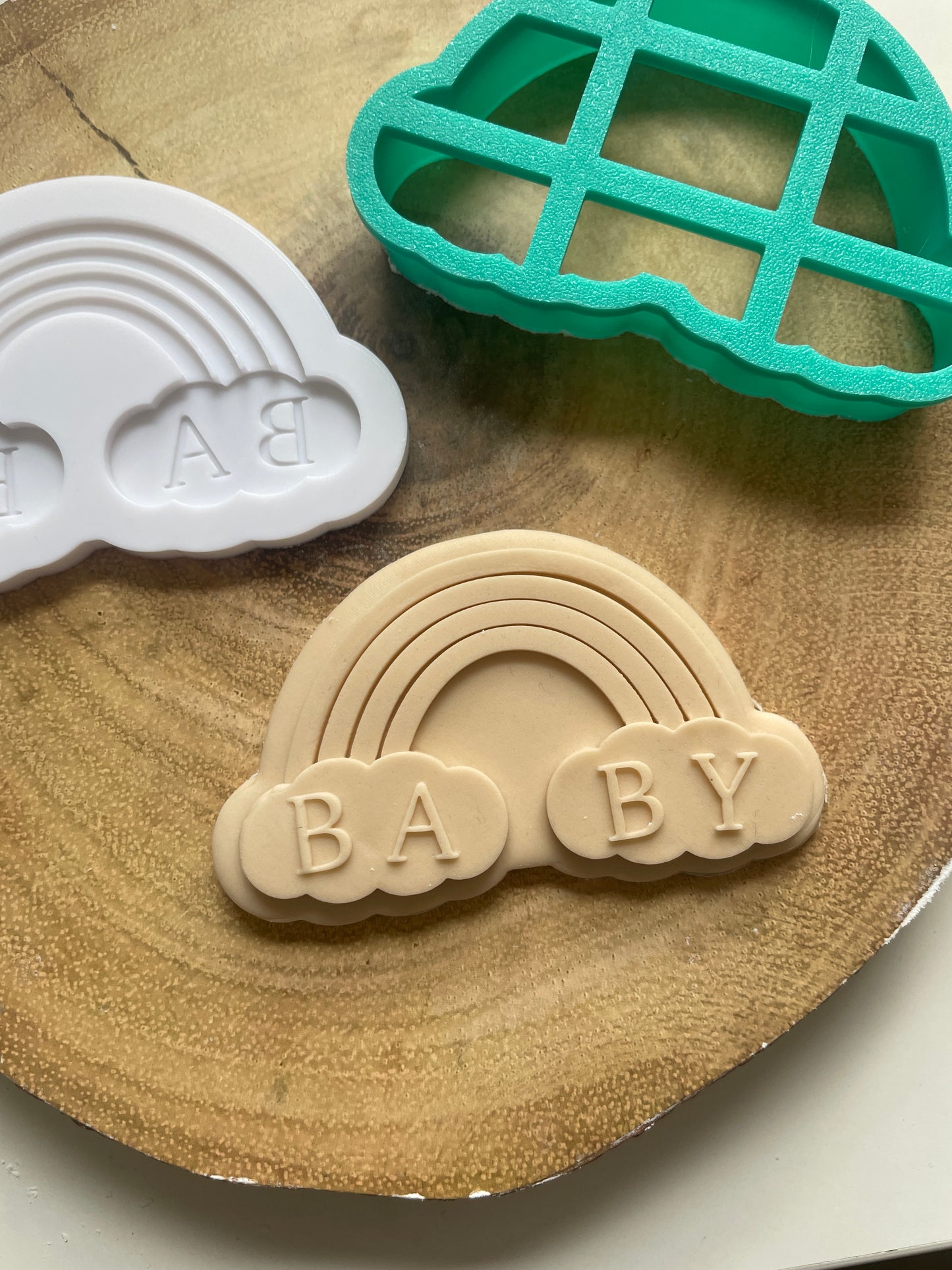 Rainbow Baby | Debosser / Embosser And Cutter Set.