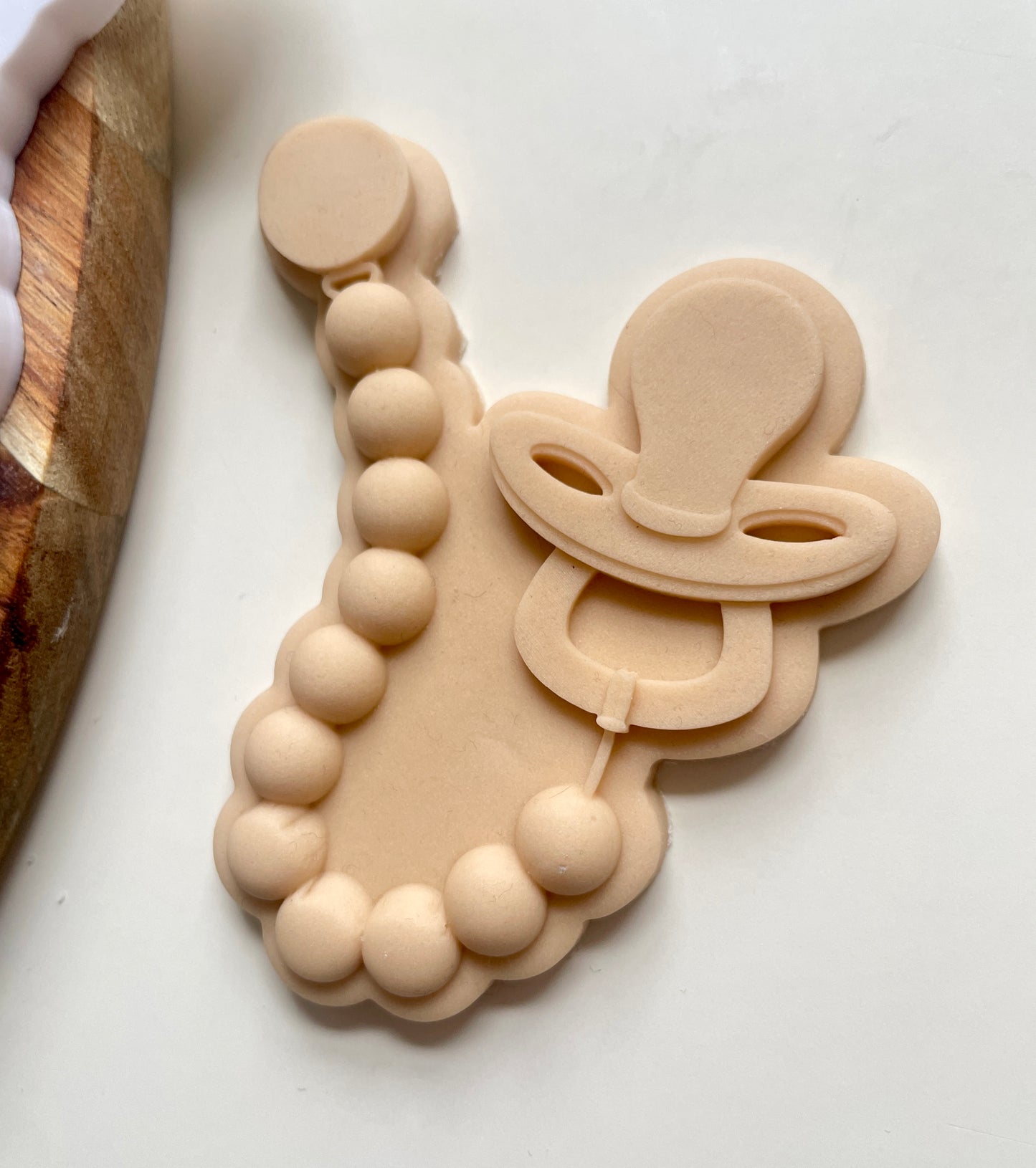 Baby Dummy And Bead Chain | Embosser / Debosser And Cutter Set