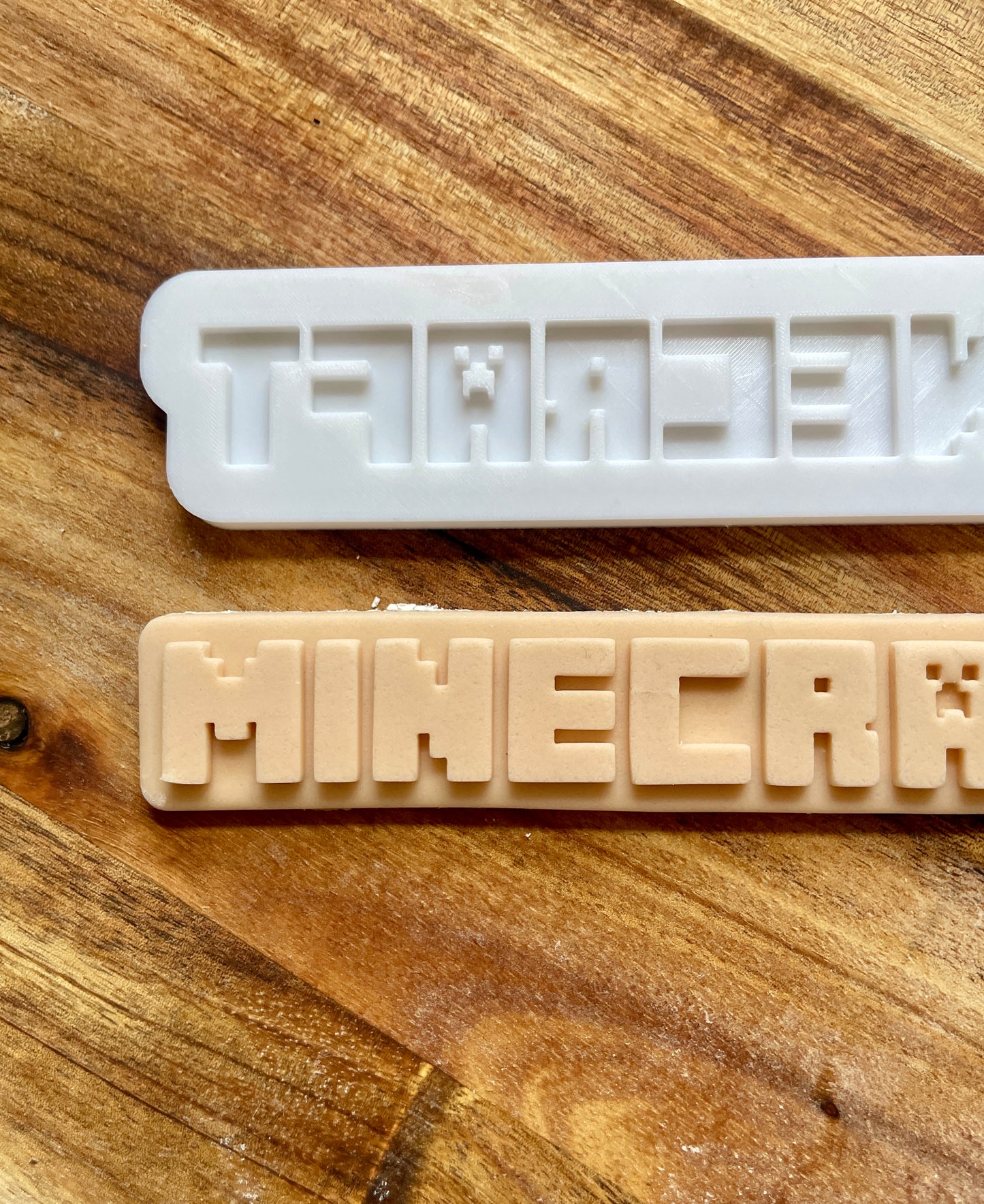 Name In Mine Craft Font | Embosser / Debosser And Cutter Set