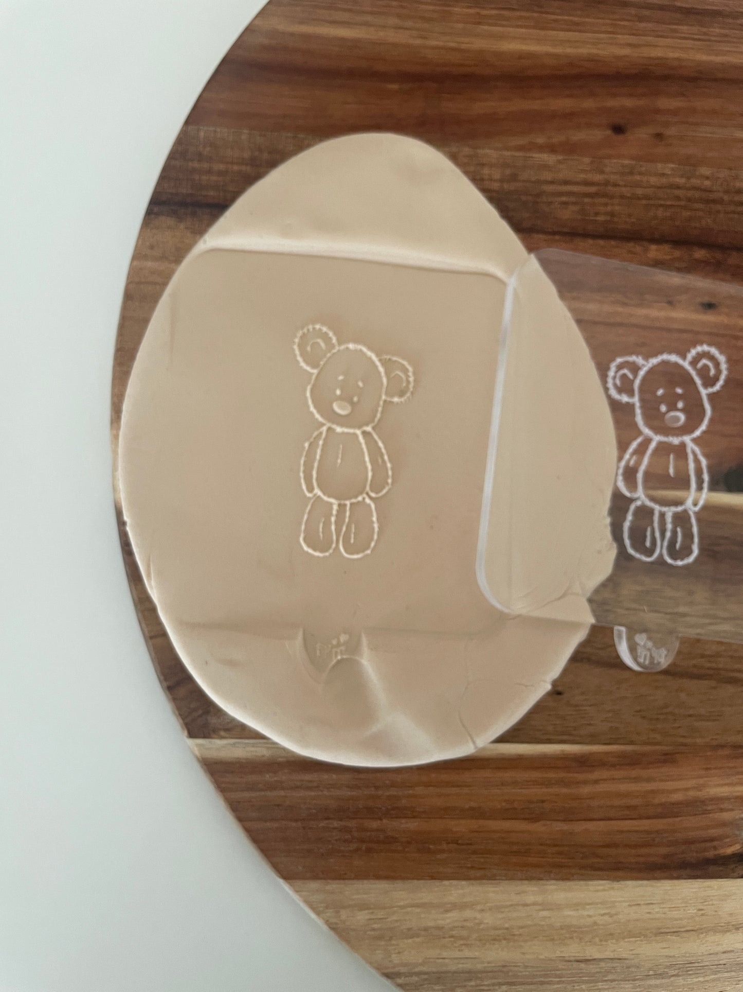 Cute Fluffy Teddy Bear | Debosser / Embosser