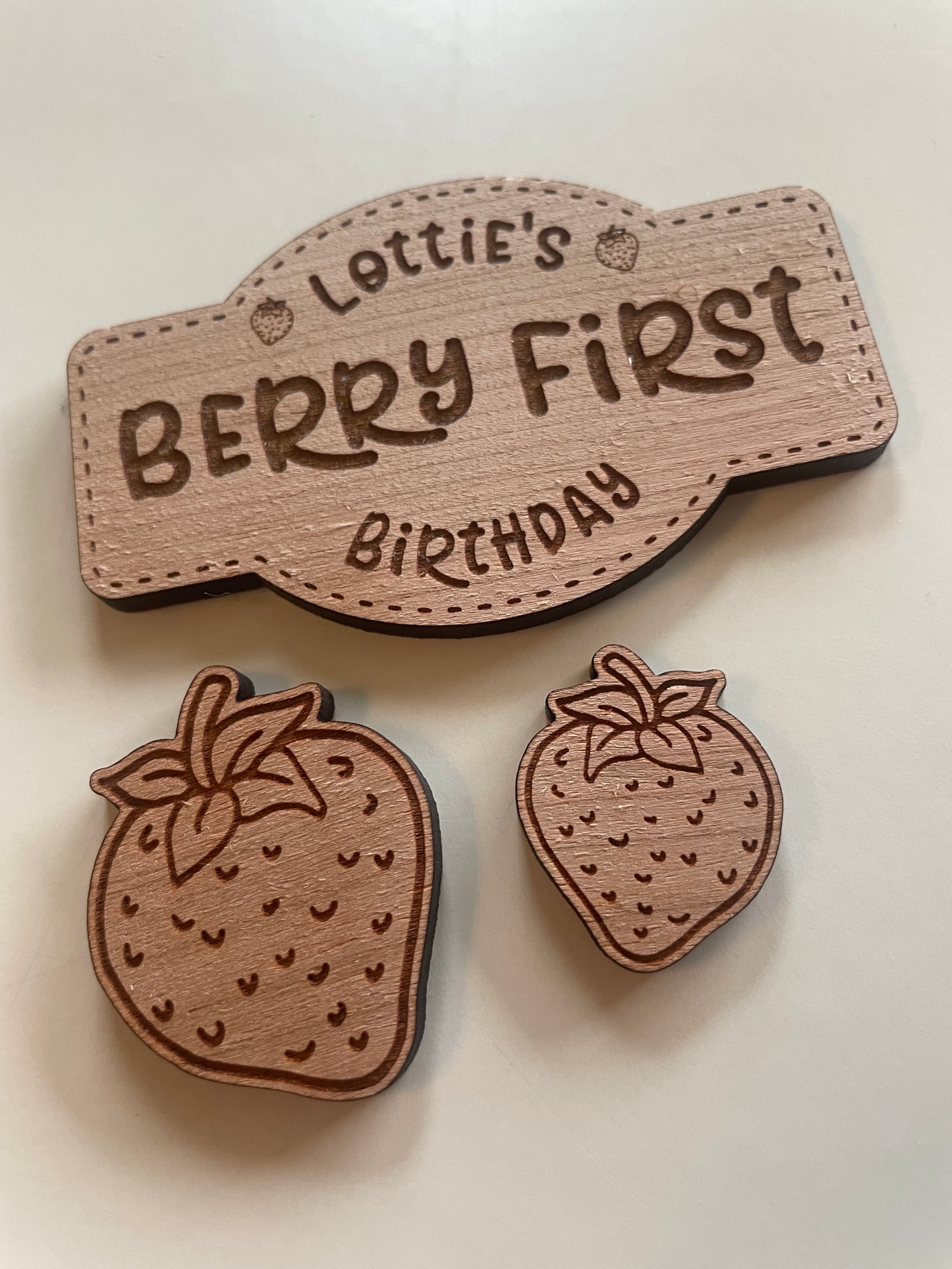 Jam jar label  cake charm