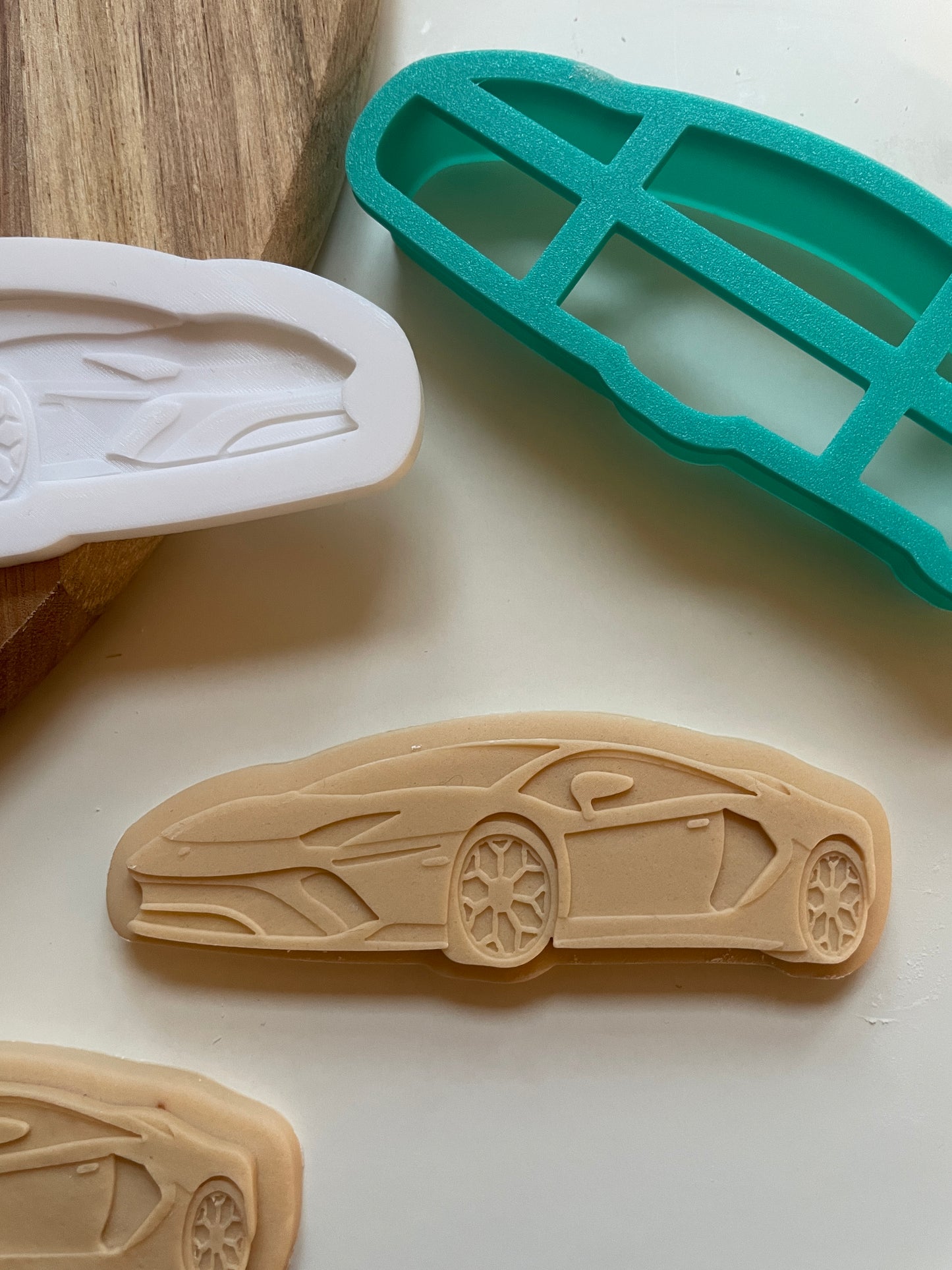 Sports Car | Debosser / Embosser And Cutter Set.