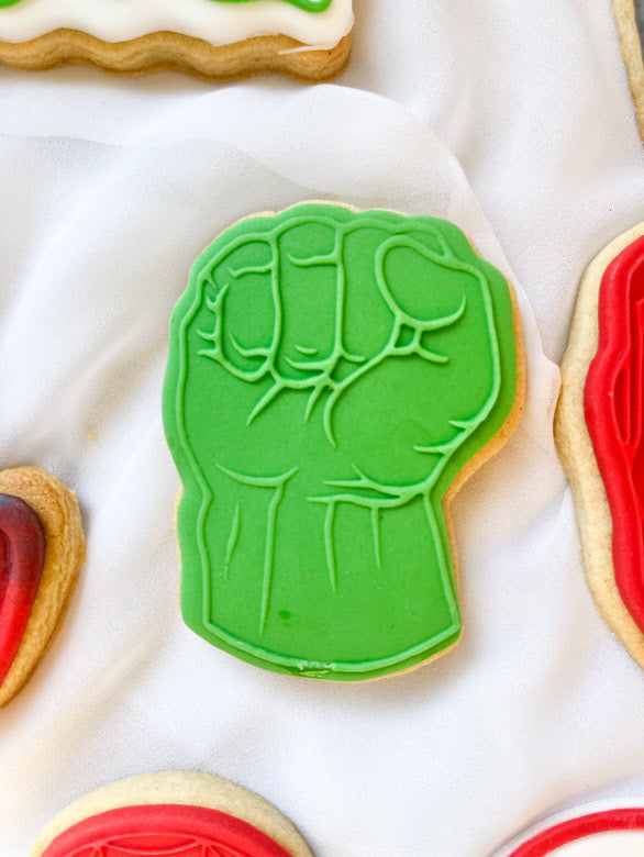 Hulk Fist. Acrylic Debosser And Cutter Set