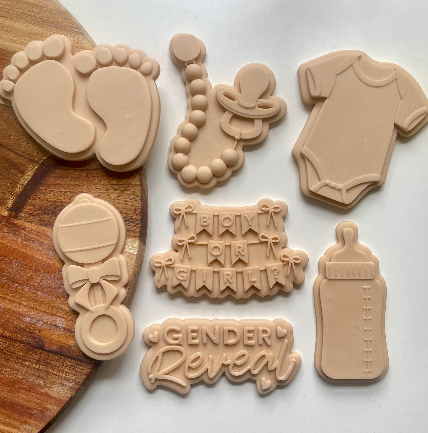 Baby Rattle With Bow | Embosser / Debosser And Cutter Set