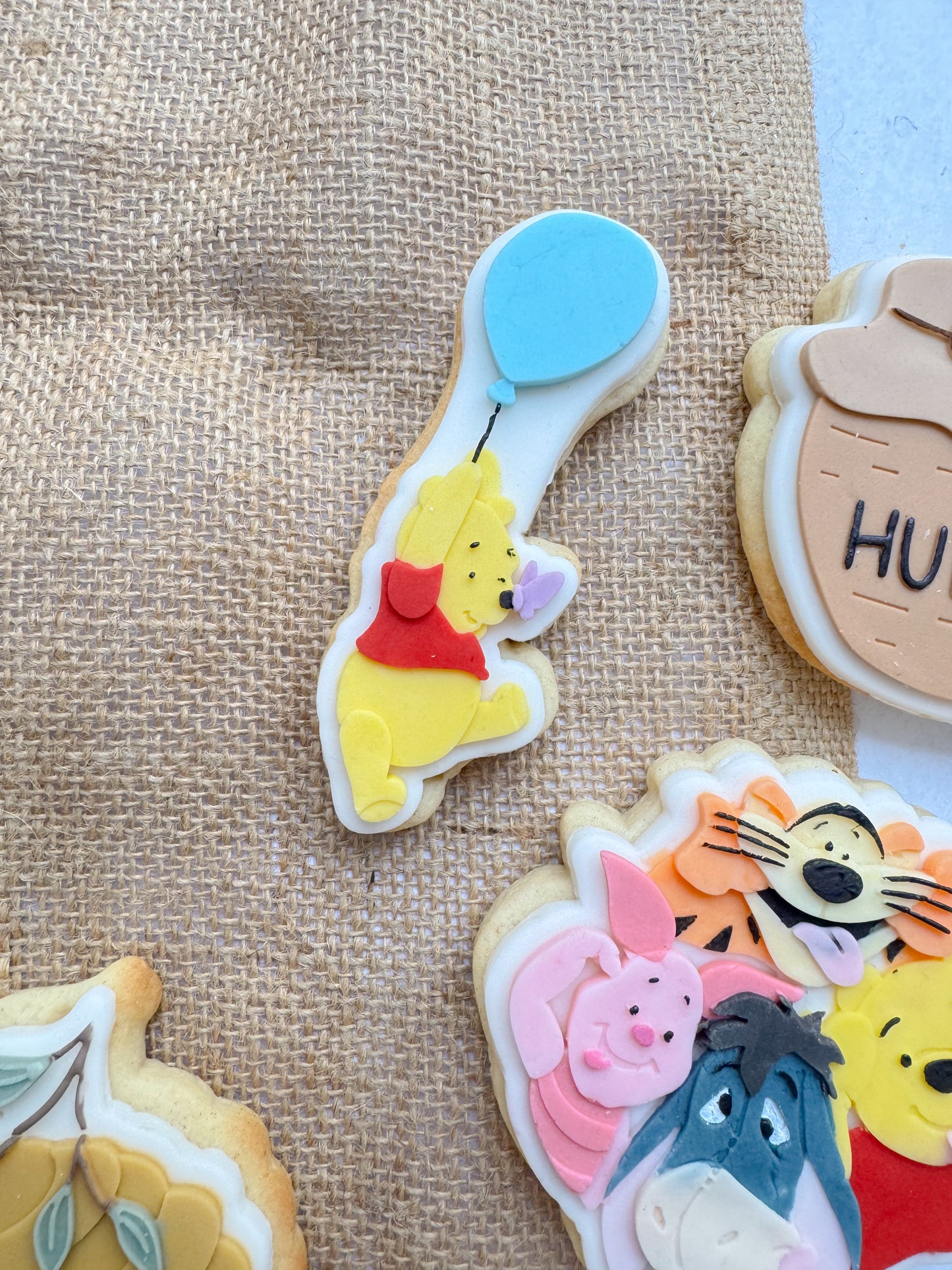 Pooh Bear Holding Balloon | Debosser / Embosser And Cutter Set