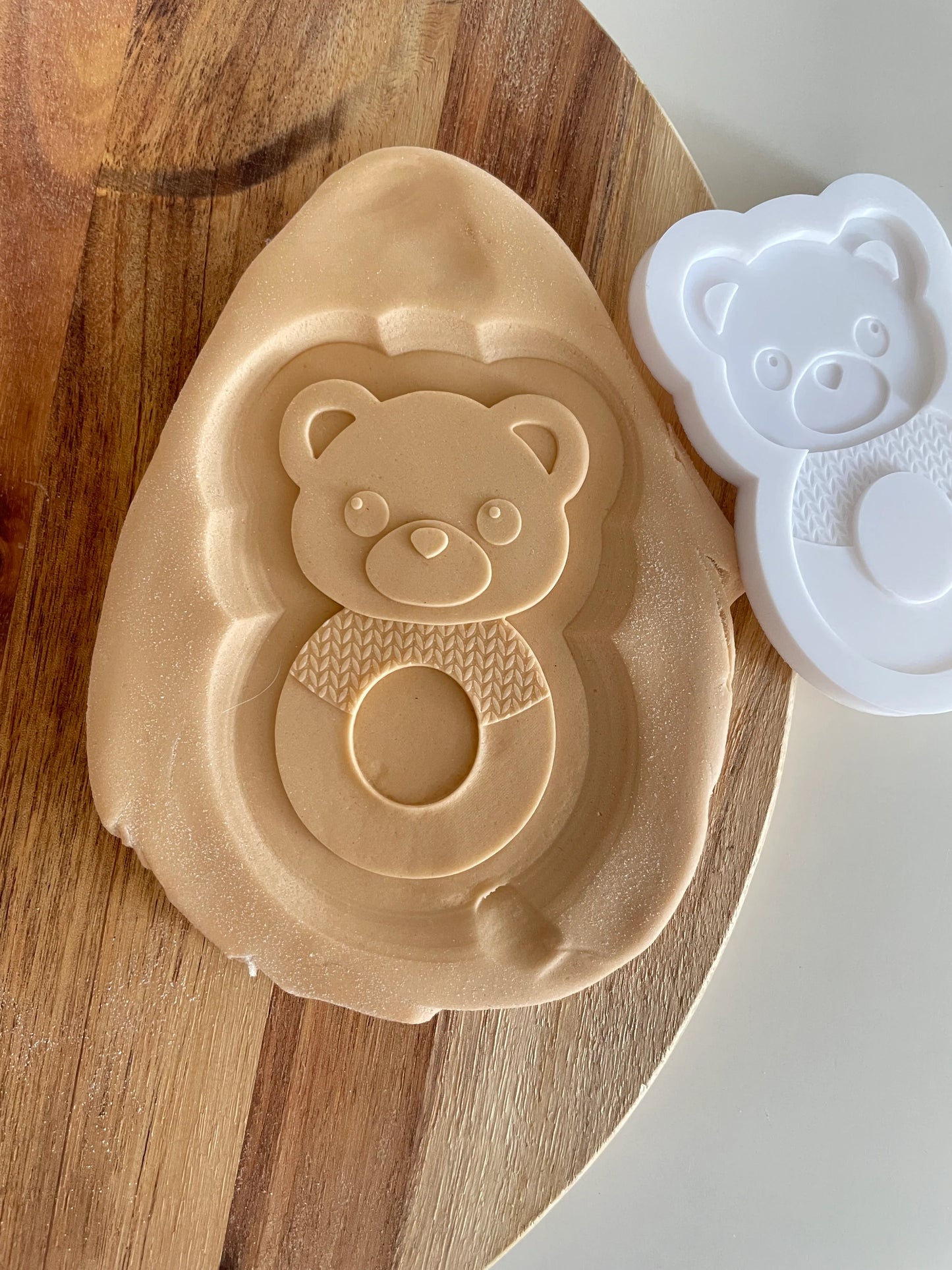 Bear Knit Rattle | Embosser And Cutter