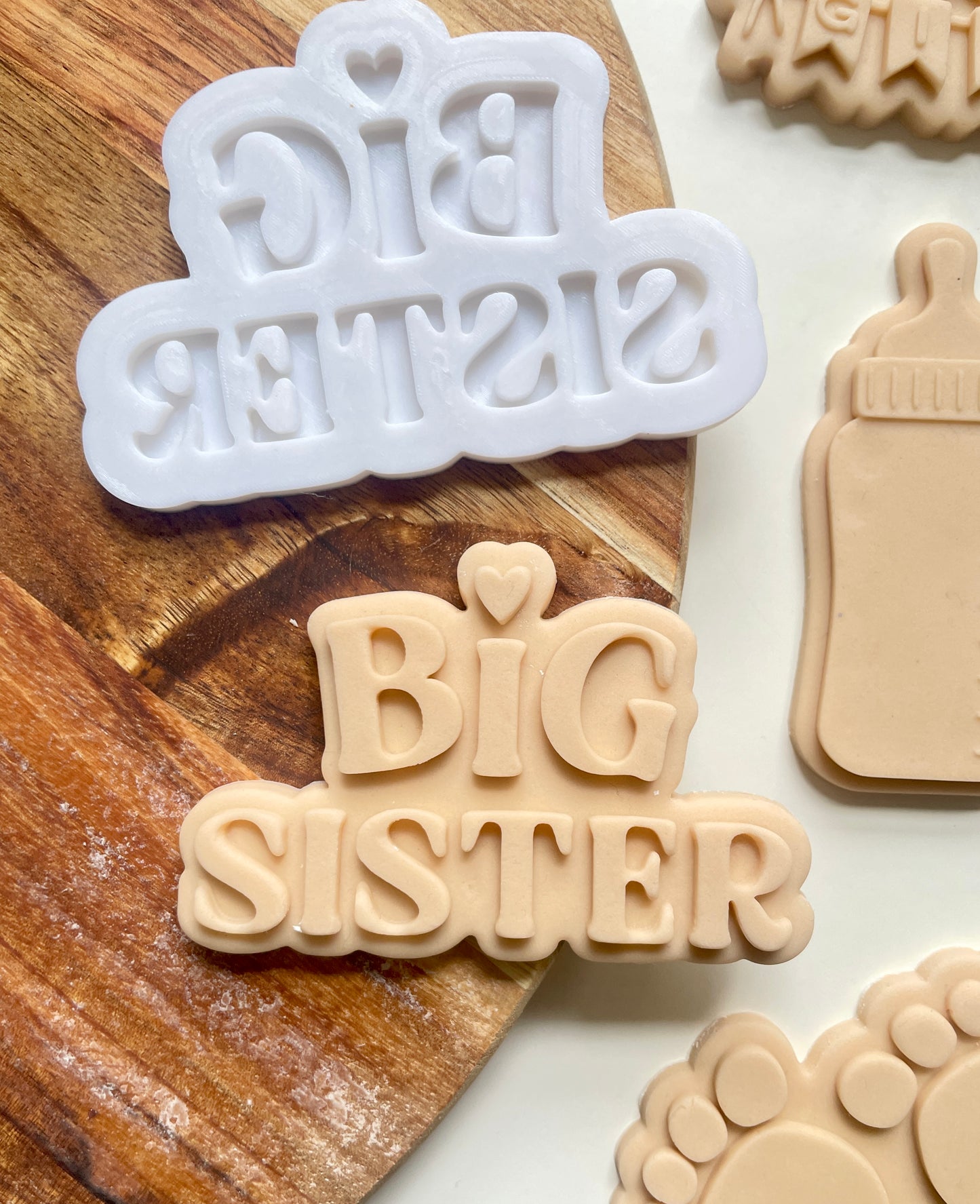 Big Sister With Heart | Embosser / Debosser and Cutter Set