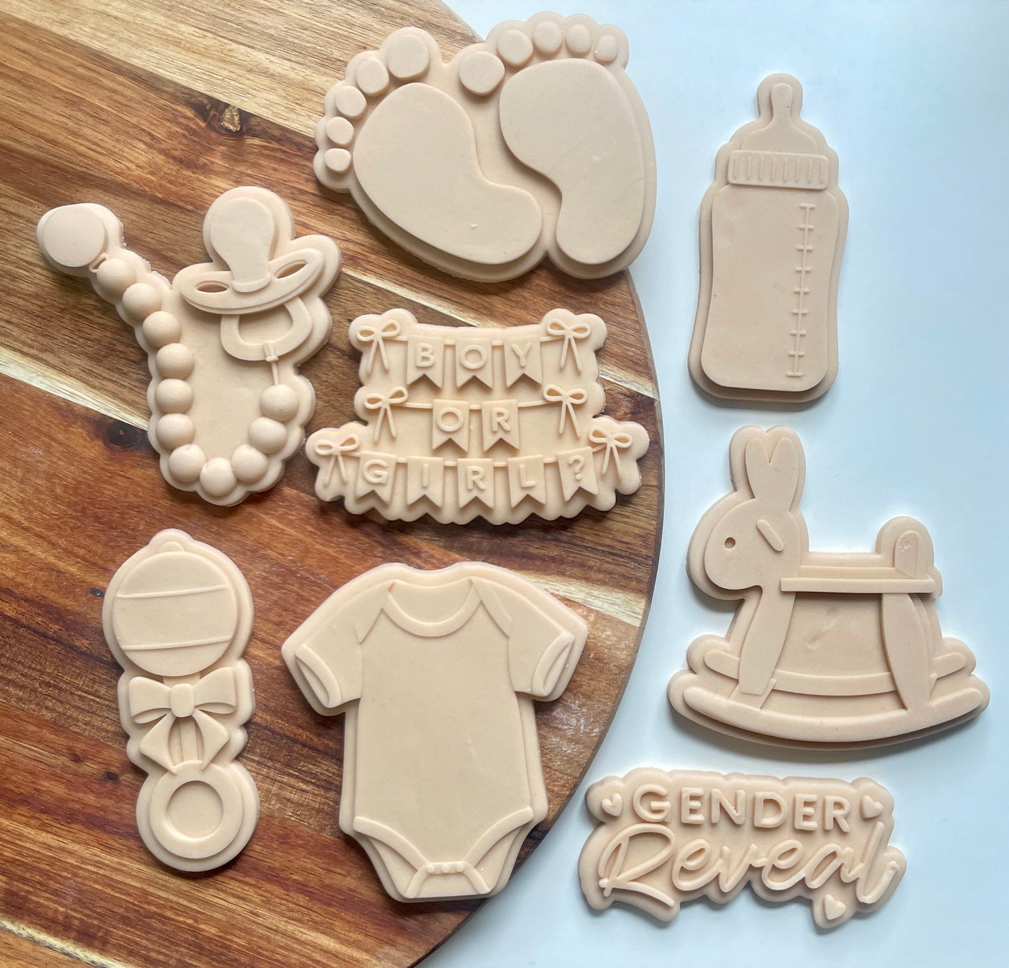 Baby Bottle | Embosser / Debosser And Cutter Set