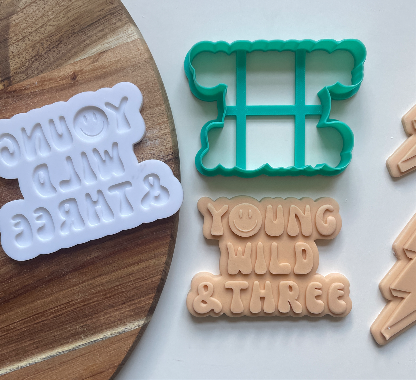 Young Wild & Three | Embosser / Debosser And Cutter Set