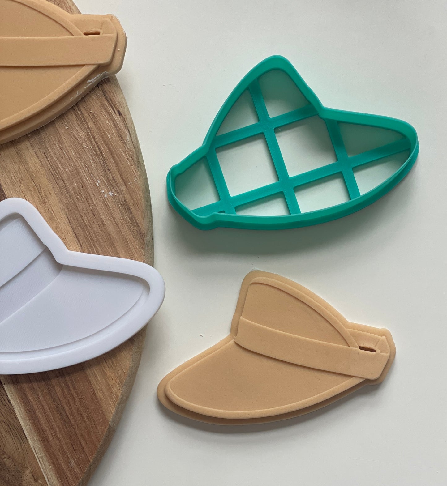 Sun visor beach hat debosser and cutter set