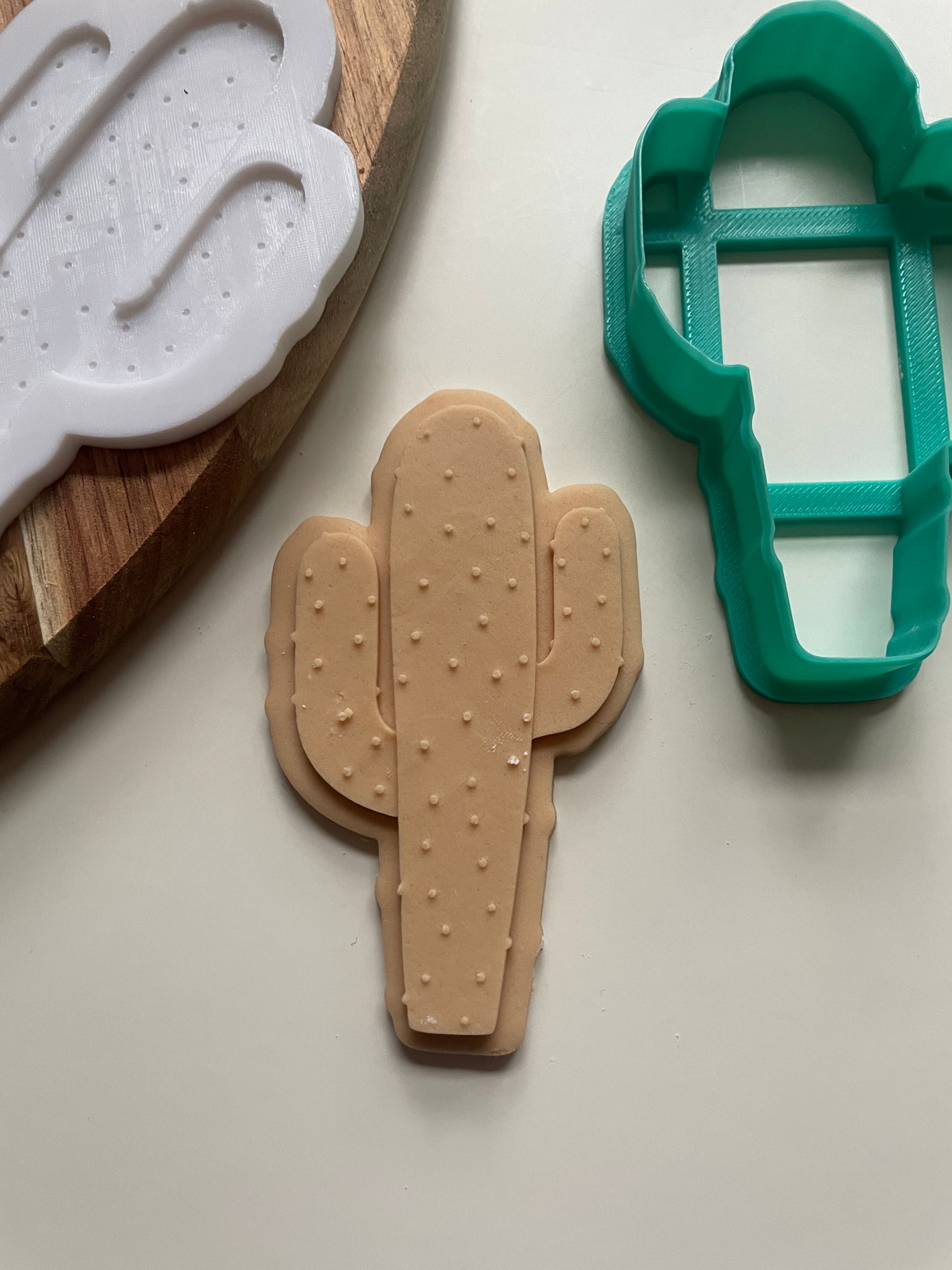 Cactus debosser Embosser and cutter for fondant and biscuits