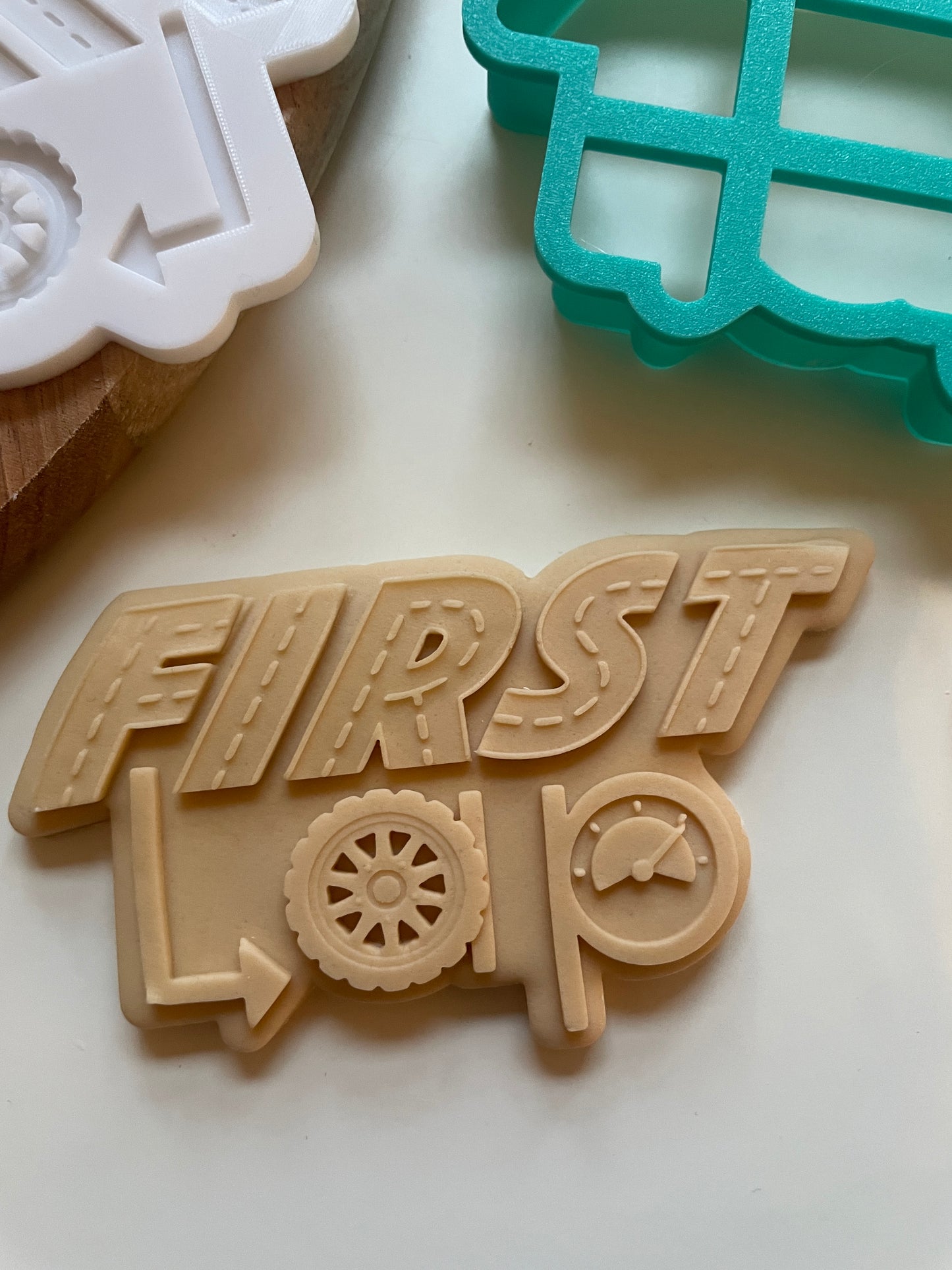 First Lap Around The Track | Debosser / Embosser And Cutter Set.