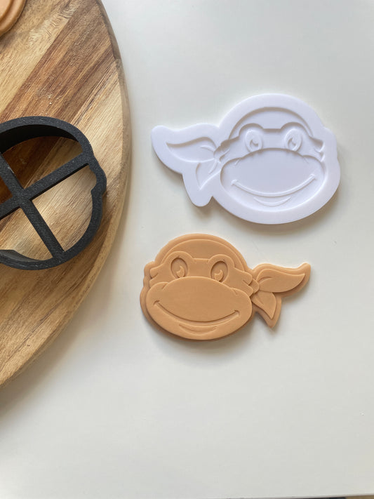 Ninja Turtle Head | Embosser / Debosser And Cutter Set