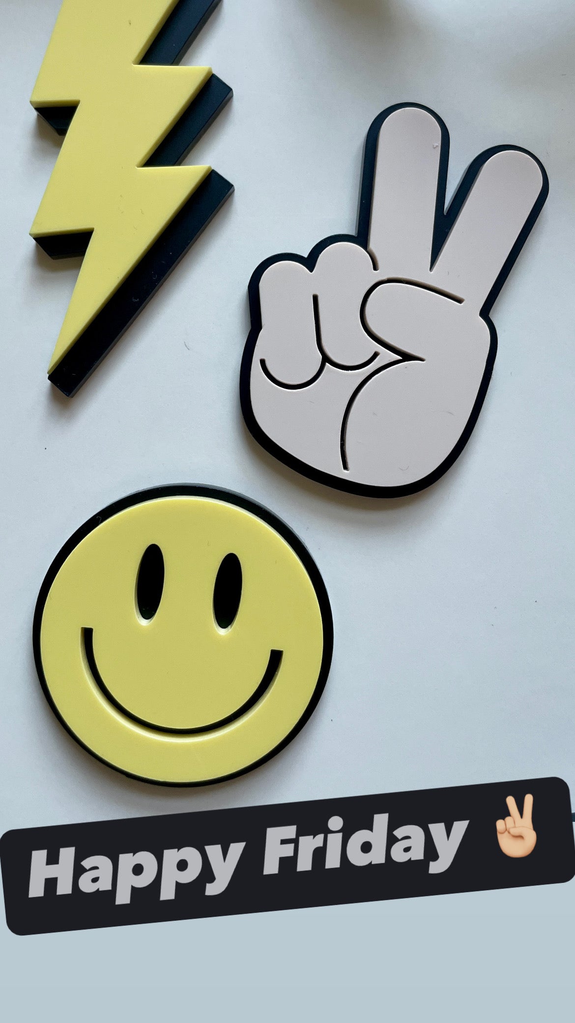 One Happy Dude. Smiley Face | Acrylic cake topper set.