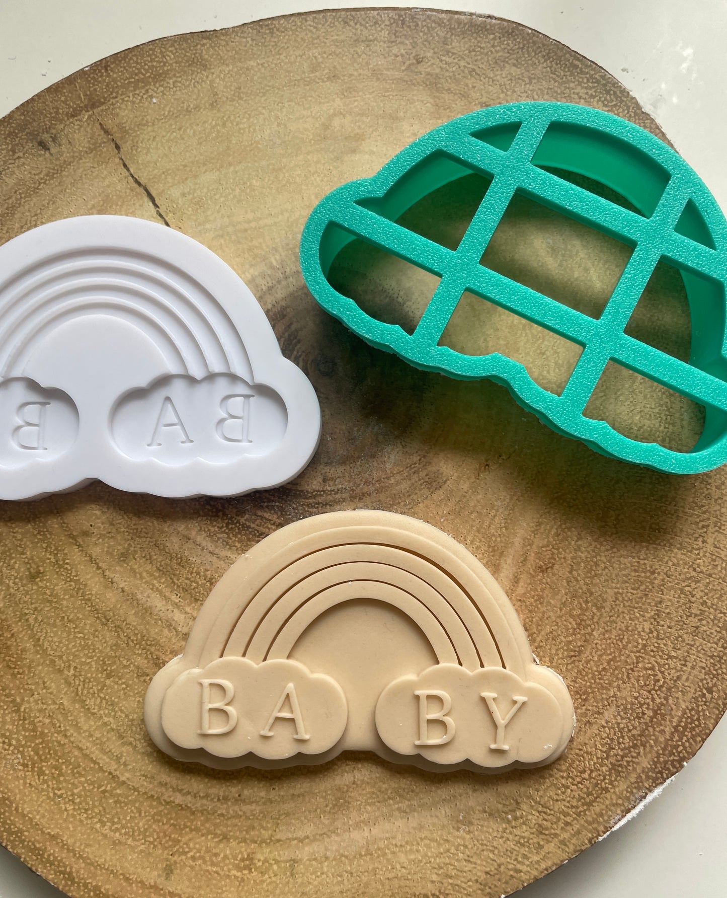 Rainbow Baby | Debosser / Embosser And Cutter Set.