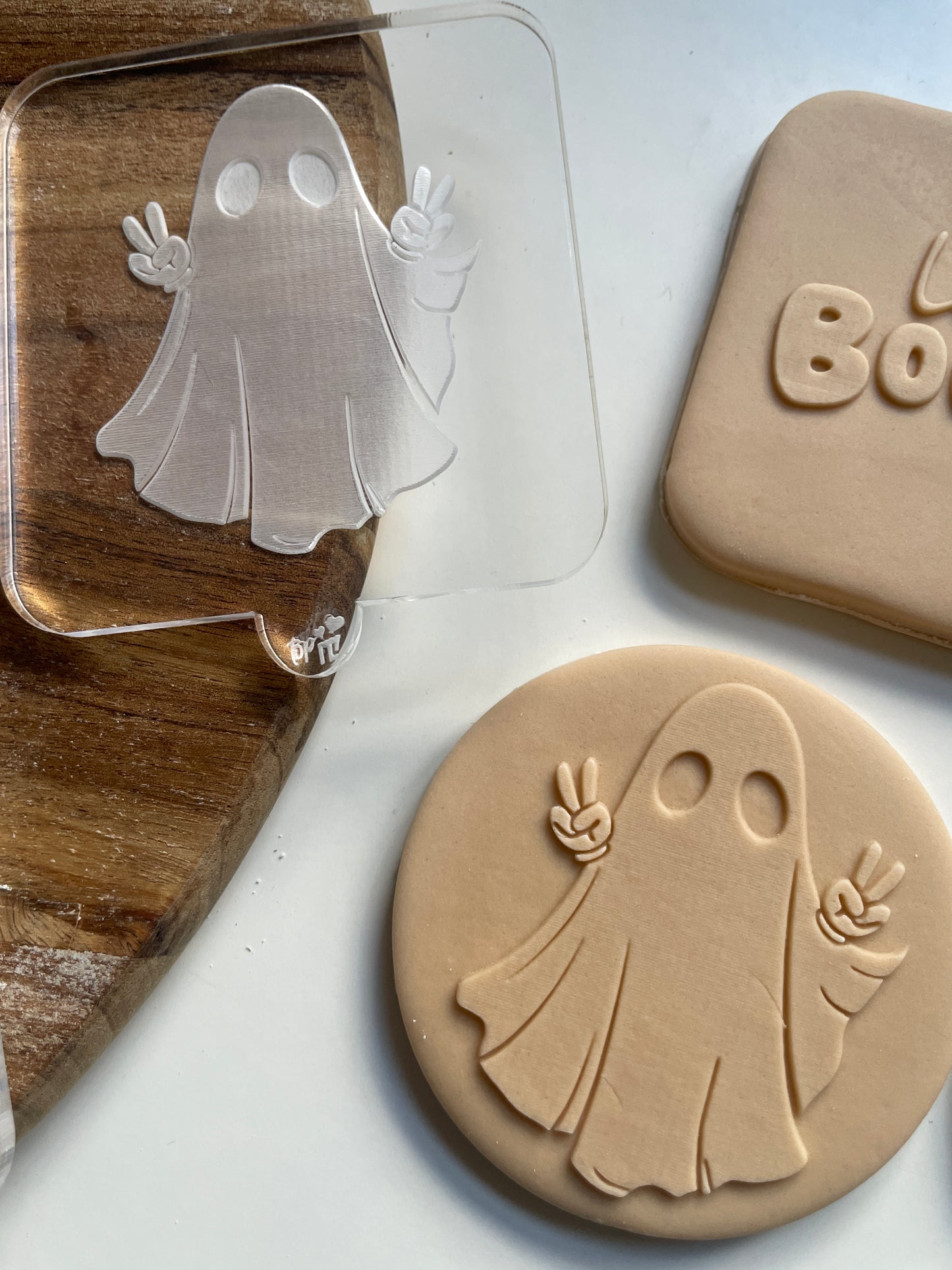 Hippy Halloween Ghost | Acrylic Debosser