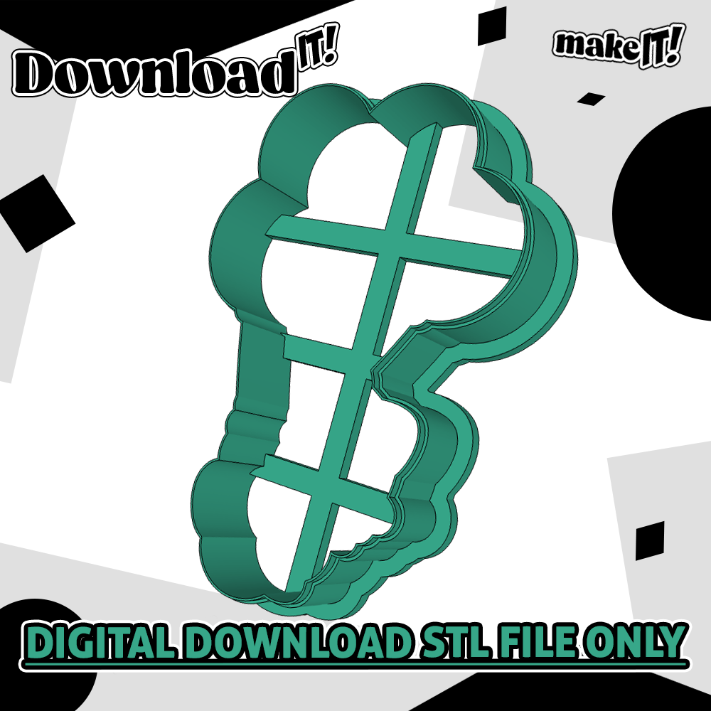 Hello Kitty Balloons | Embosser And Cutter STL File