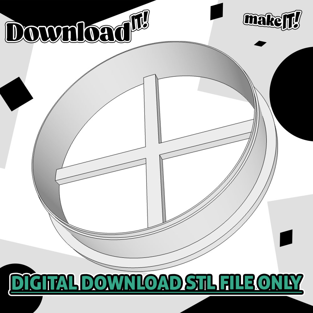 Large Bubble | Embosser And Cutter STL File