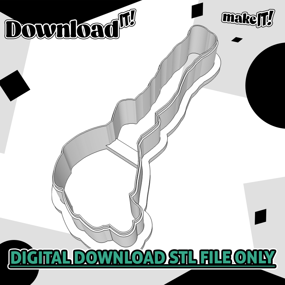 Witch Broomstick | Embosser And Cutter STL File