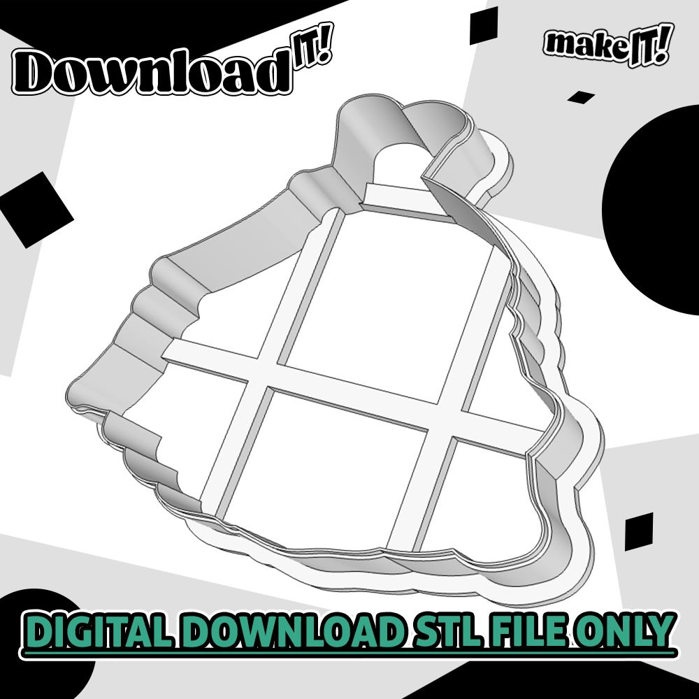 Pink Witch Dress | Embosser And Cutter STL File