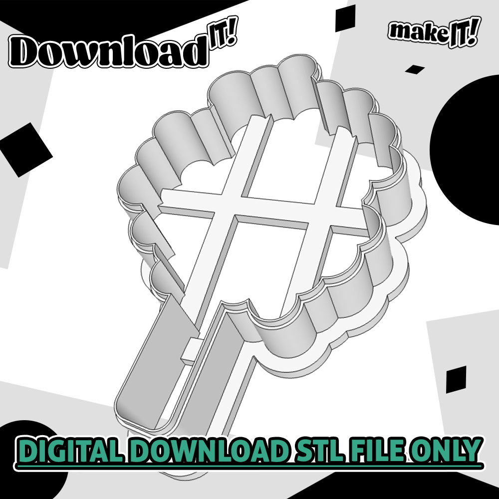 Bubble Wand | Embosser And Cutter STL File