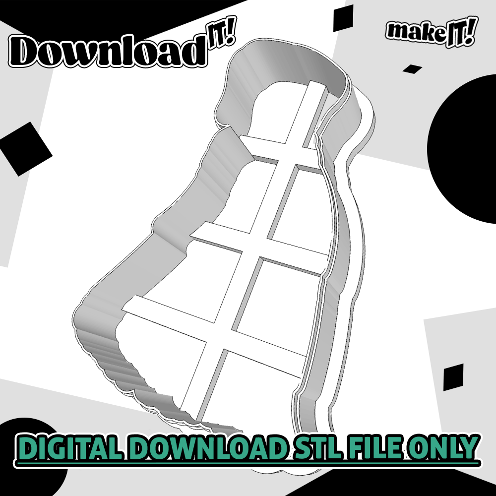 Moana Dress | Embosser And Cutter STL File