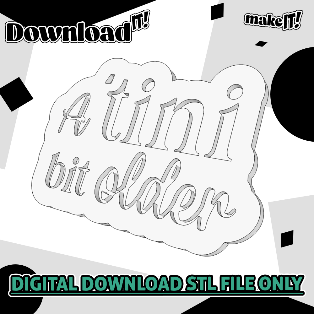 A tini bit older | Embosser And Cutter STL File