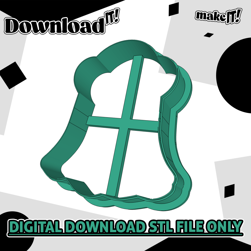 Ghost In Love Heart Sunglasses | Embosser And Cutter STL File