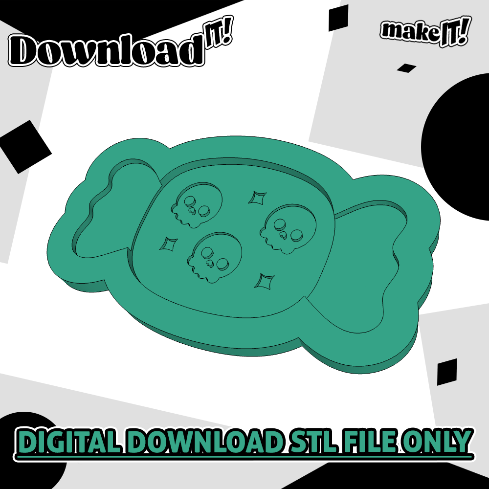 Skull Candy | Embosser And Cutter STL File