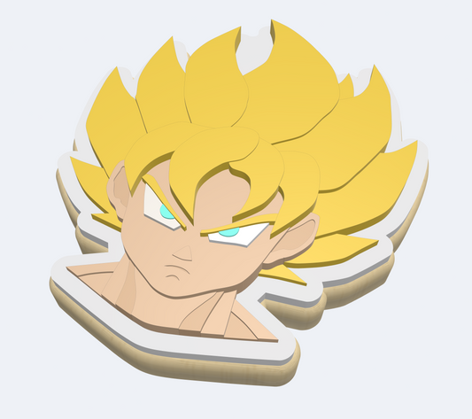 Goku | Embosser And Cutter STL File