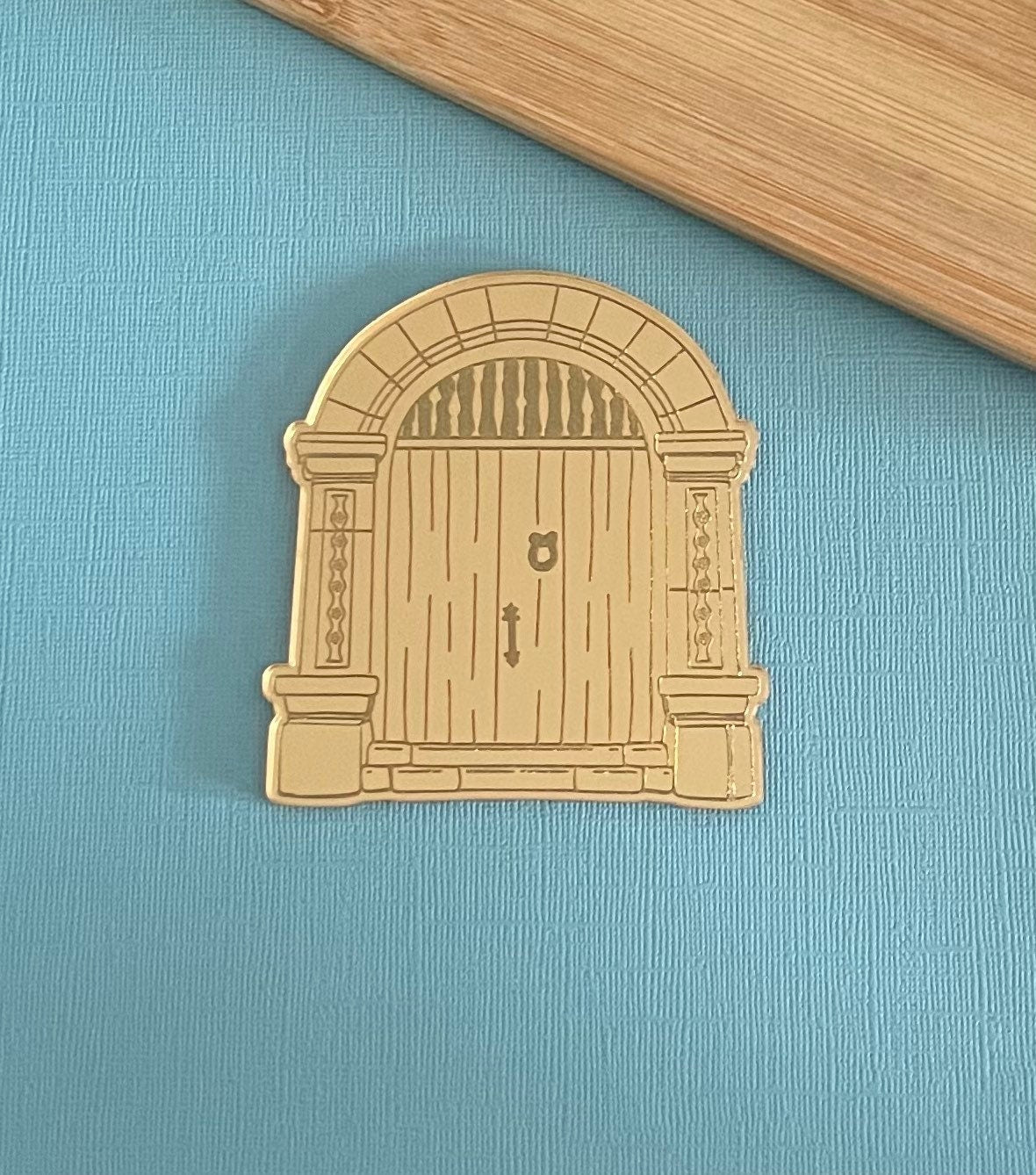 Gold mirror Cake door. Mexican style door. Exotic door for cake decorating and crafts. More colours available.