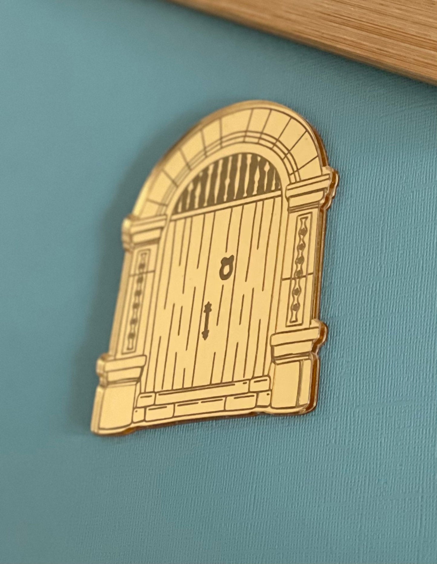 Gold mirror Cake door. Mexican style door. Exotic door for cake decorating and crafts. More colours available.
