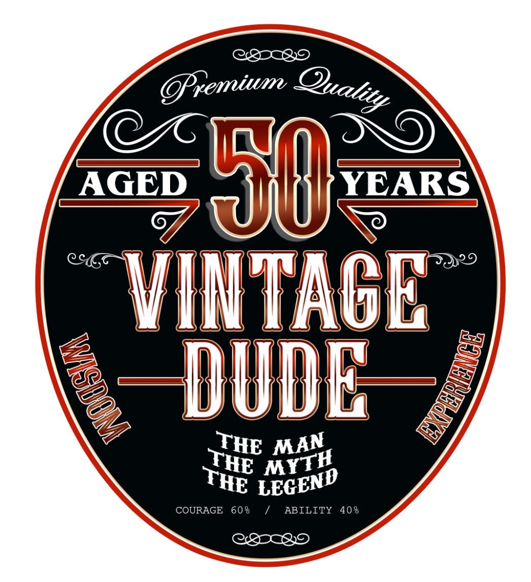 Edible whiskey barrel label. Personalise with name and age. Personalised whiskey label. The legend label. The myth label.