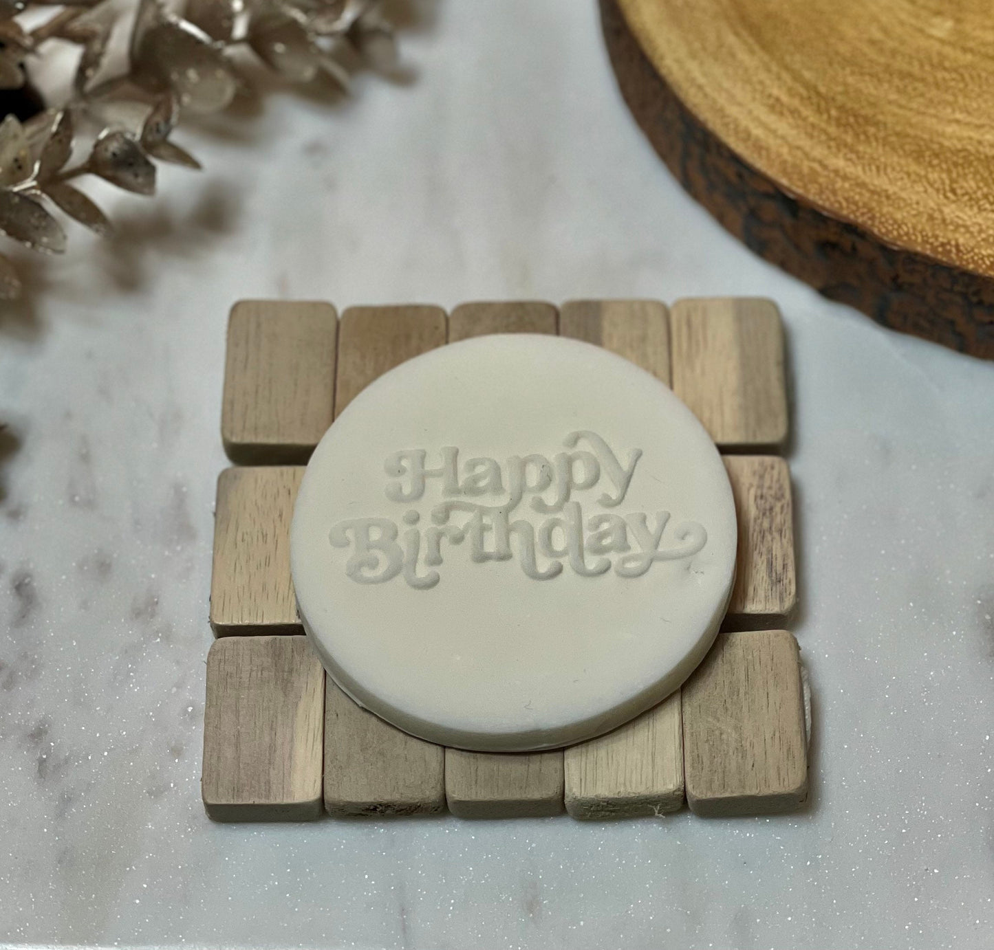 Happy Birthday Retro Design | Debosser / Embosser