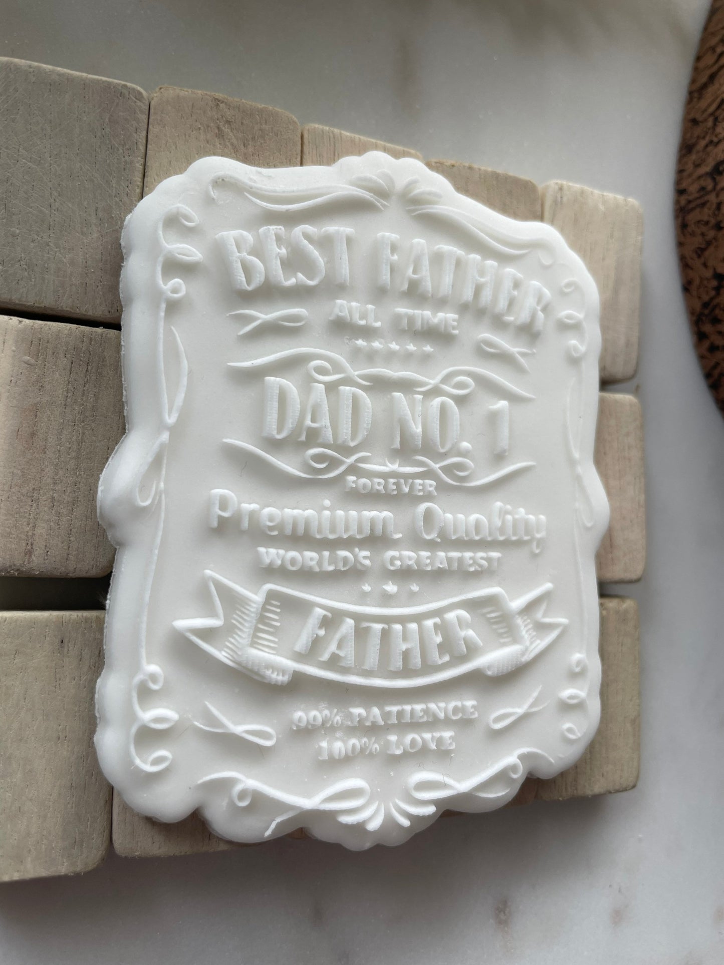 Best Dad Whiskey Design | Debosser / Embosser And Cutter Set