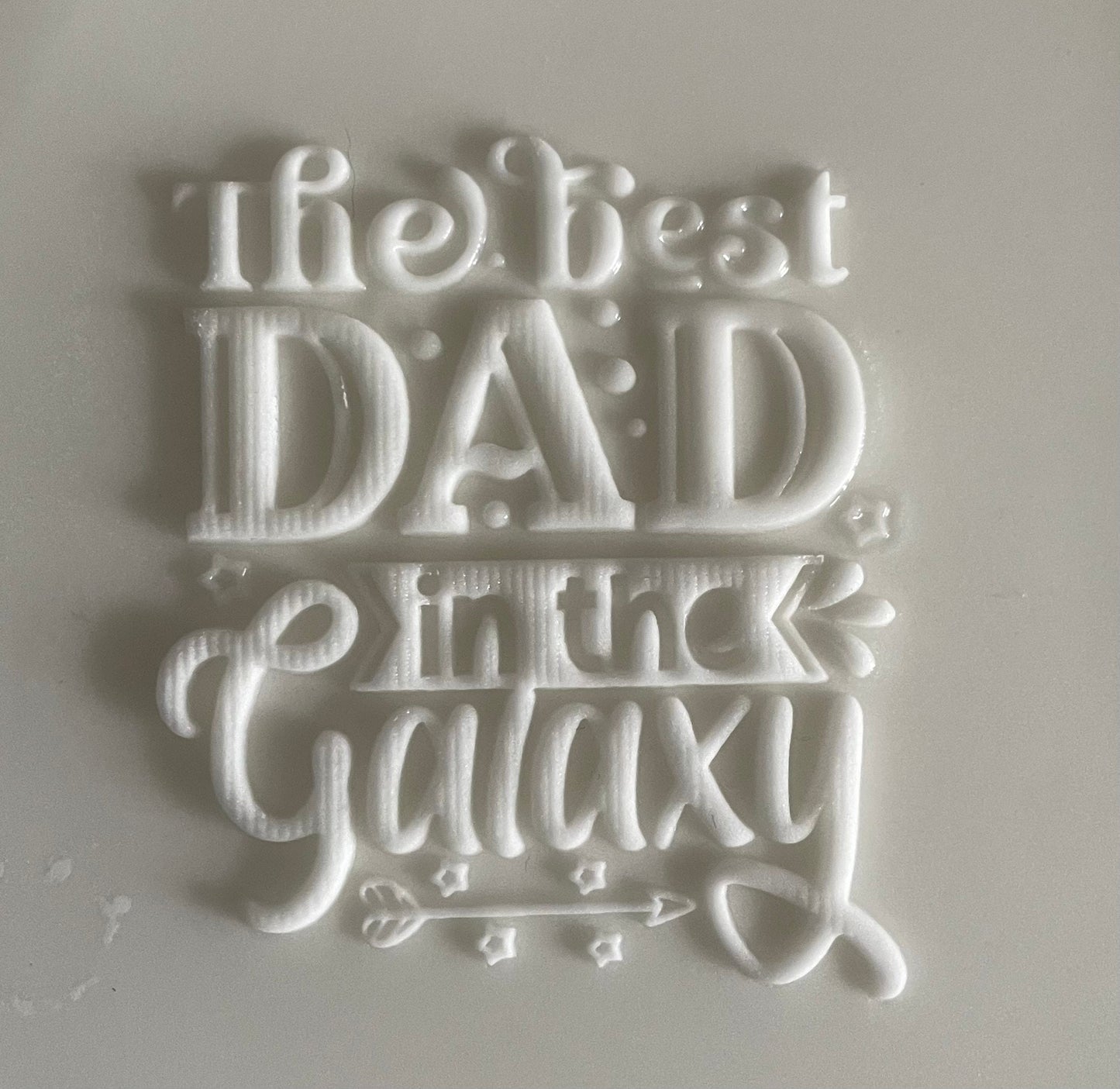 Best Dad In The Galaxy | Debosser / Embosser
