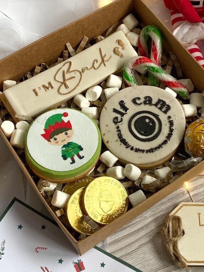 Cute Elf edible cupcake toppers. 12 precut edible images.