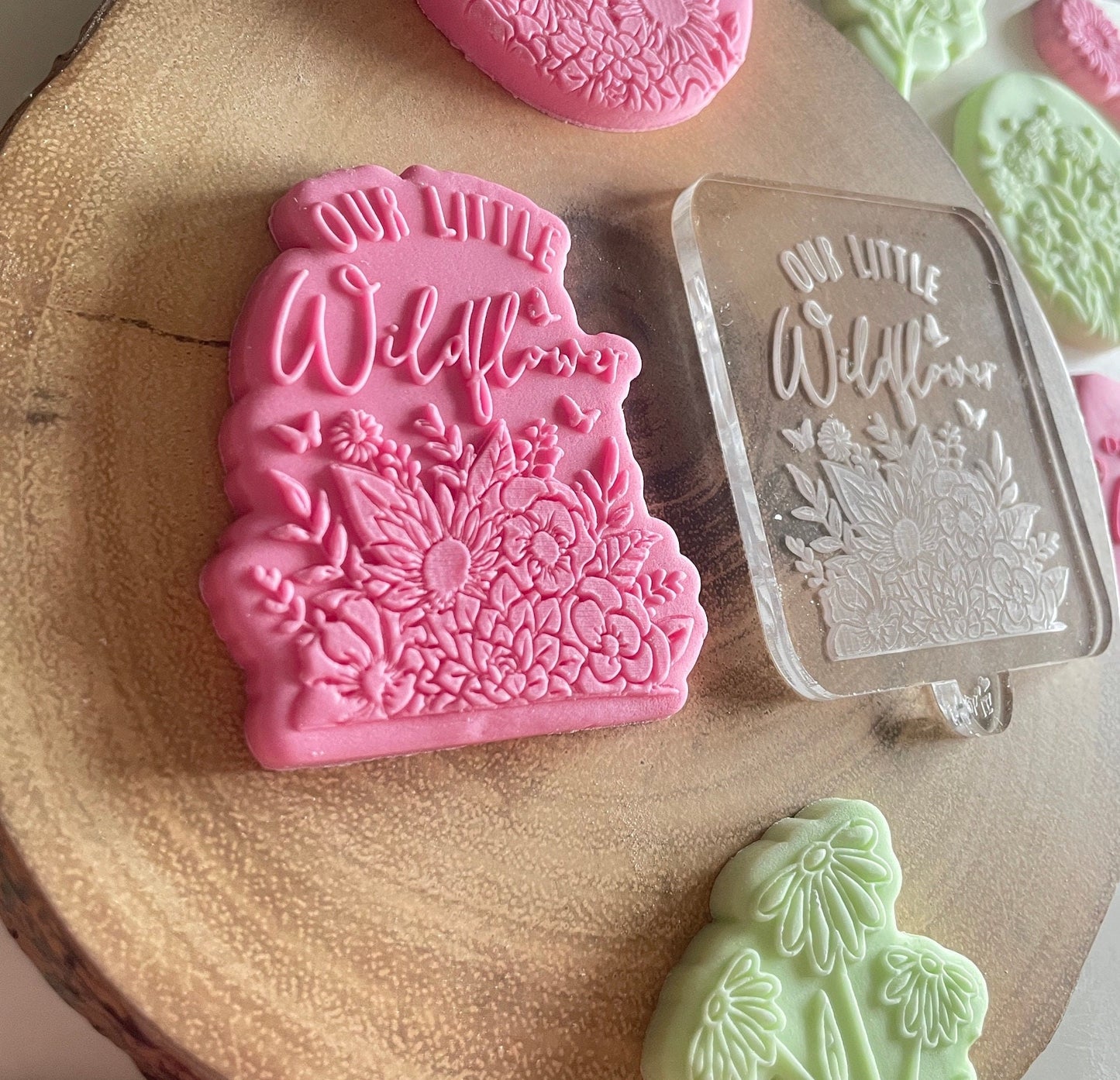 Our Little Wildflower With Butterfly | Debosser / Embosser And Cutter Set