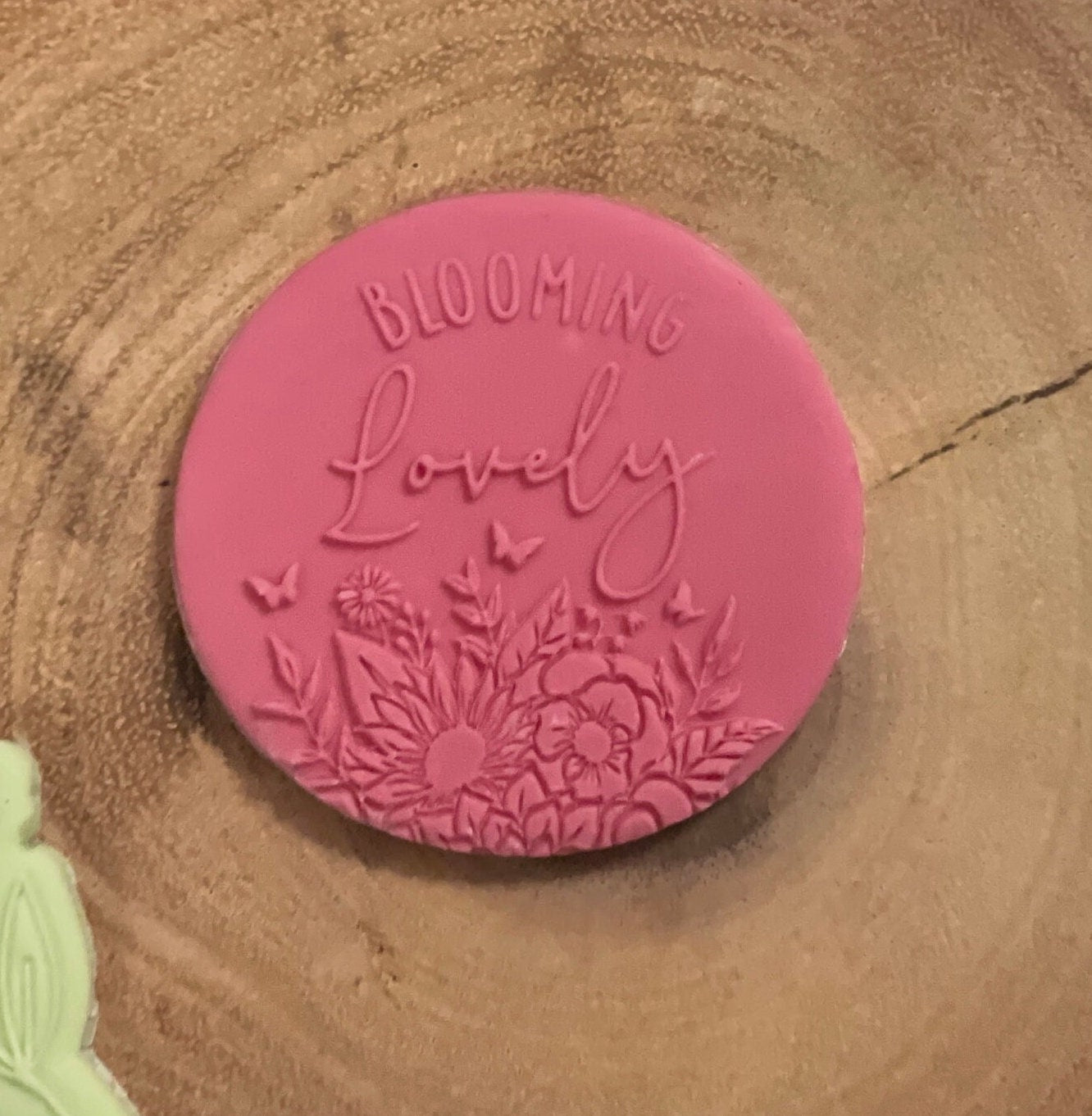 Blooming lovely. Floral debosser.