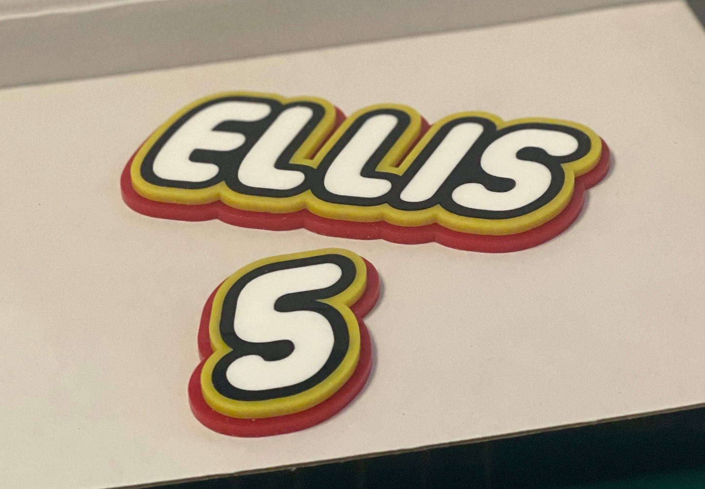 Block theme name and age charm