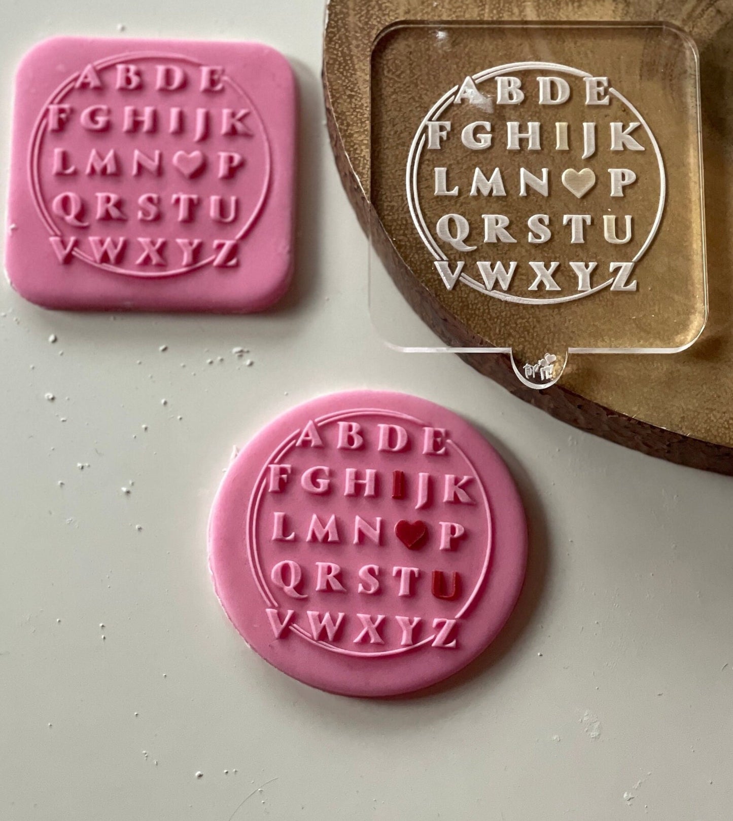 I Love You Alphabet. Debosser / Embosser