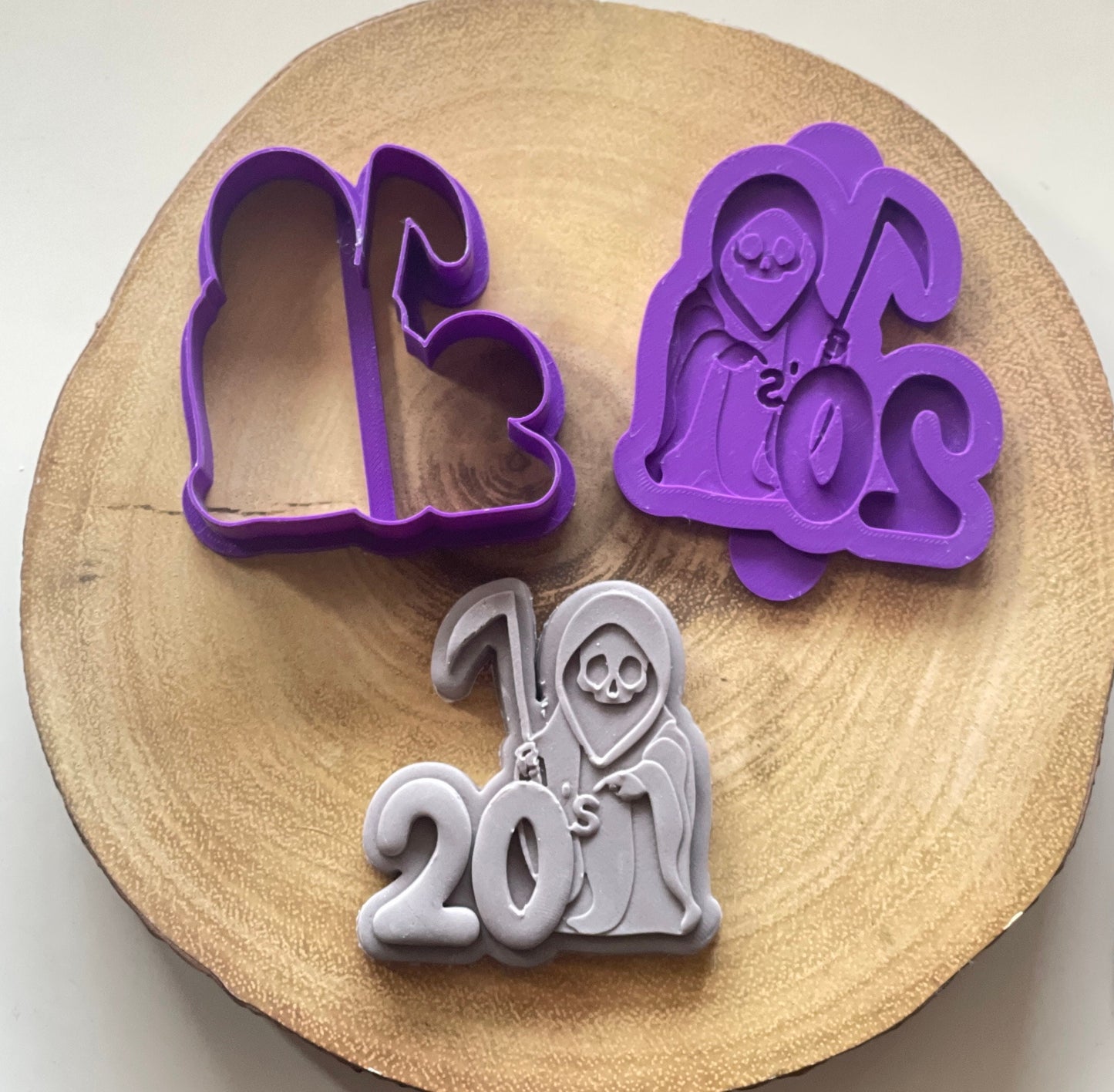 Birthday Grim Reaper | Debosser and Cutter Set.