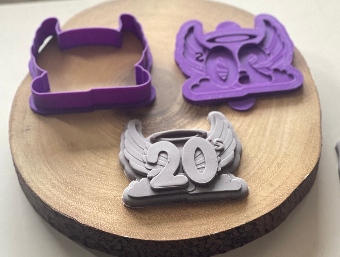 Angel Wings Birthday | Debosser And Cutter Set