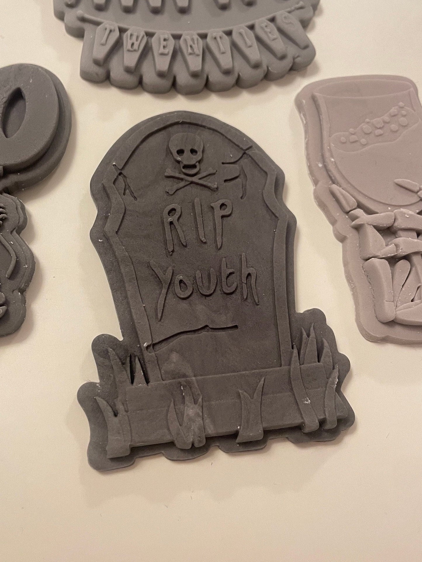 RIP Youth Headstone | Debosser Embosser and Cutter set.
